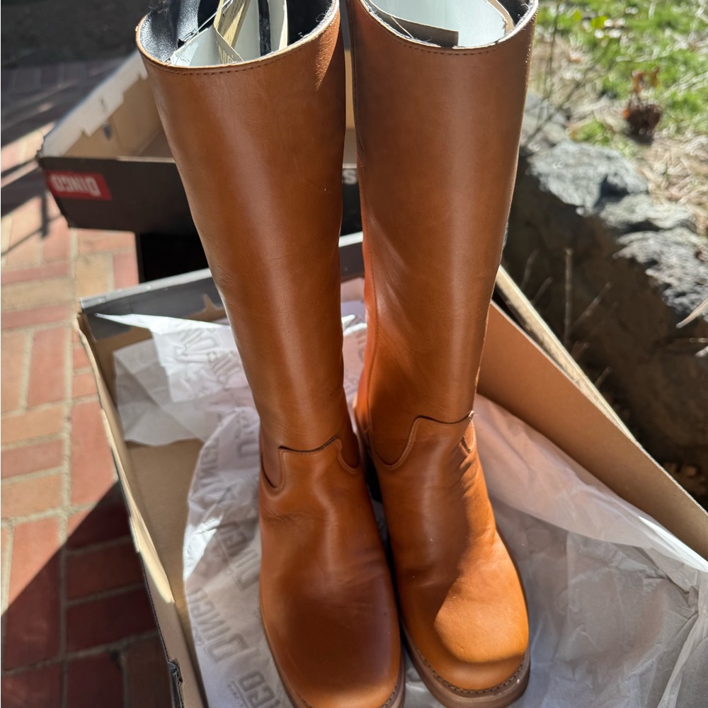 Dingo Chestnut Leather Boots - Picture 6 of 10